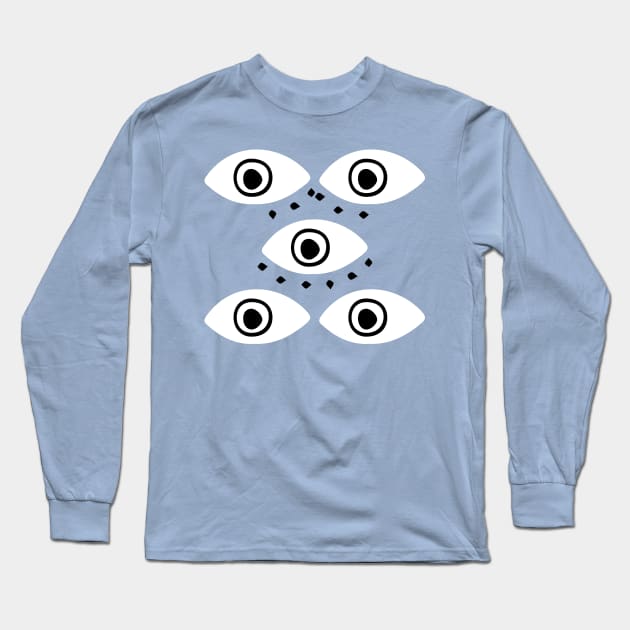 Evil Eye Amulet Long Sleeve T-Shirt by bruxamagica